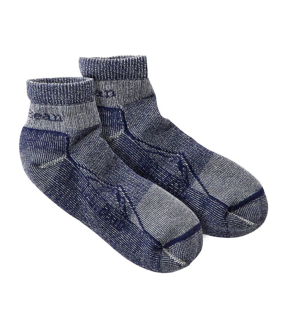 Adults' Cresta Wool Lightweight Hiking Socks Quarter-Crew