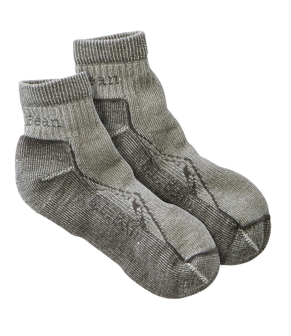 Quarter-Crew Adults' Cresta Wool Midweight Hiking Socks
