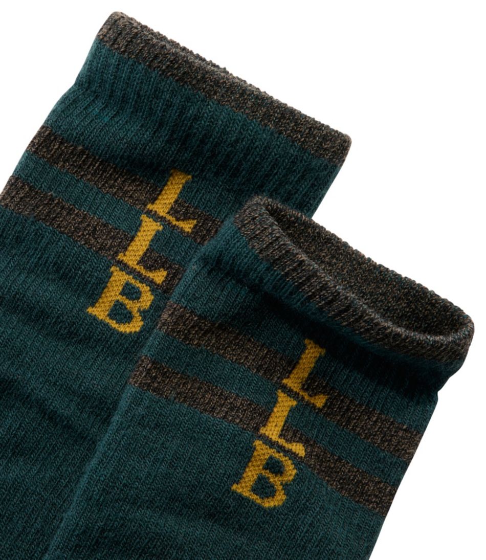 Adults' Katahdin Over the Calf Hiker Socks Mountain Stripe