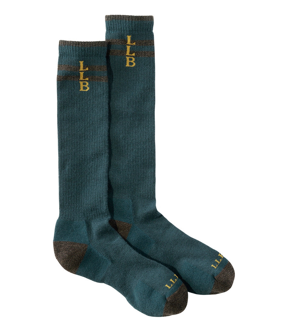 Adults' Katahdin Over the Calf Hiker Socks Mountain Stripe
