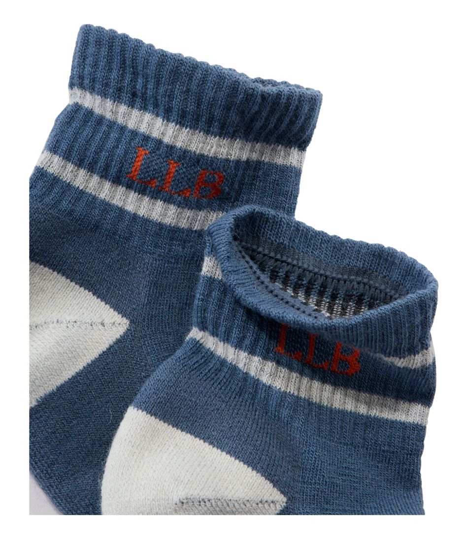 Adults' Katahdin Hiker Socks 1/4 Crew Stripe