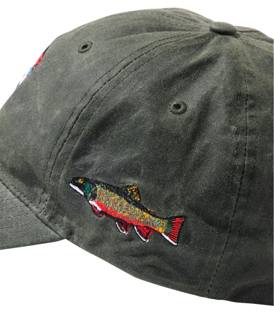 Adults' MIF&W Waxcloth Hat Brook Trout