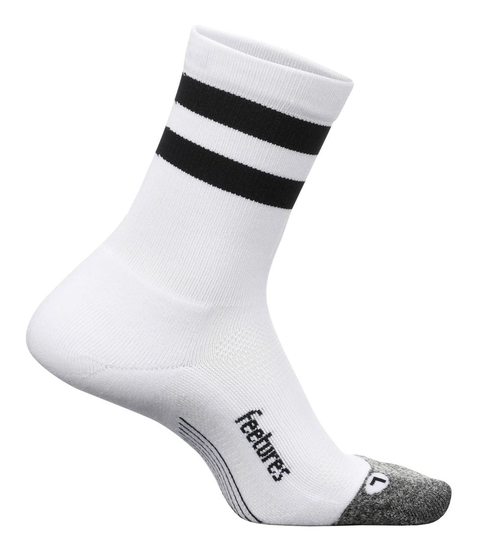 Adults' Feetures Mini Crew Stripe Light Cushion Socks