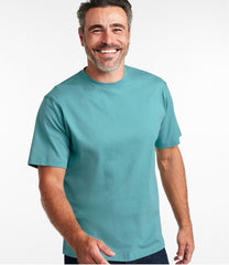 Traditional Fit Short-Sleeve Men's Carefree Unshrinkable Tee
