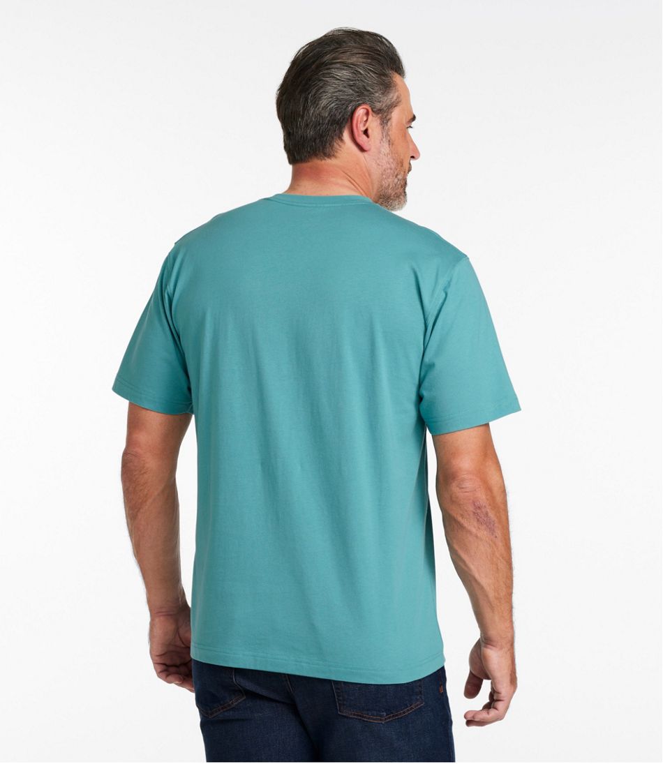 Traditional Fit Short-Sleeve Men's Carefree Unshrinkable Tee