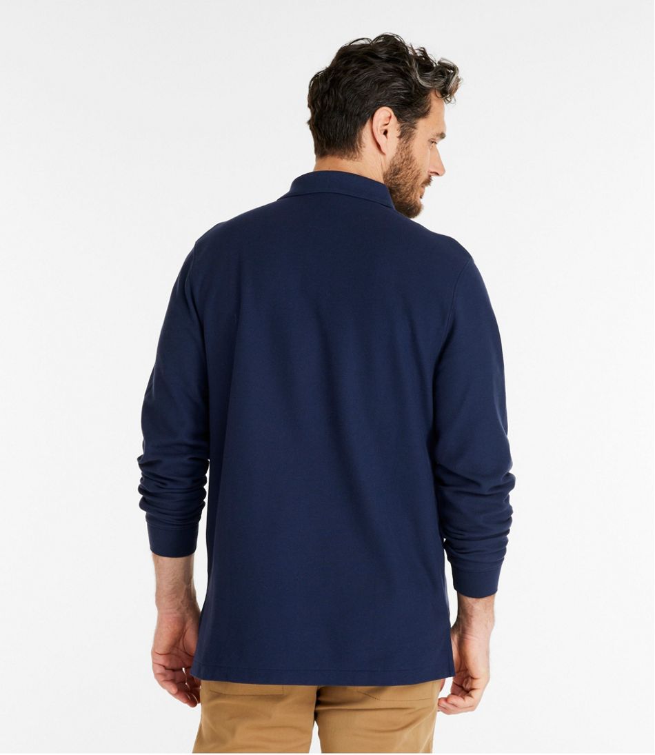 Men's Premium Double L® Polo Long-Sleeve Without Pocket