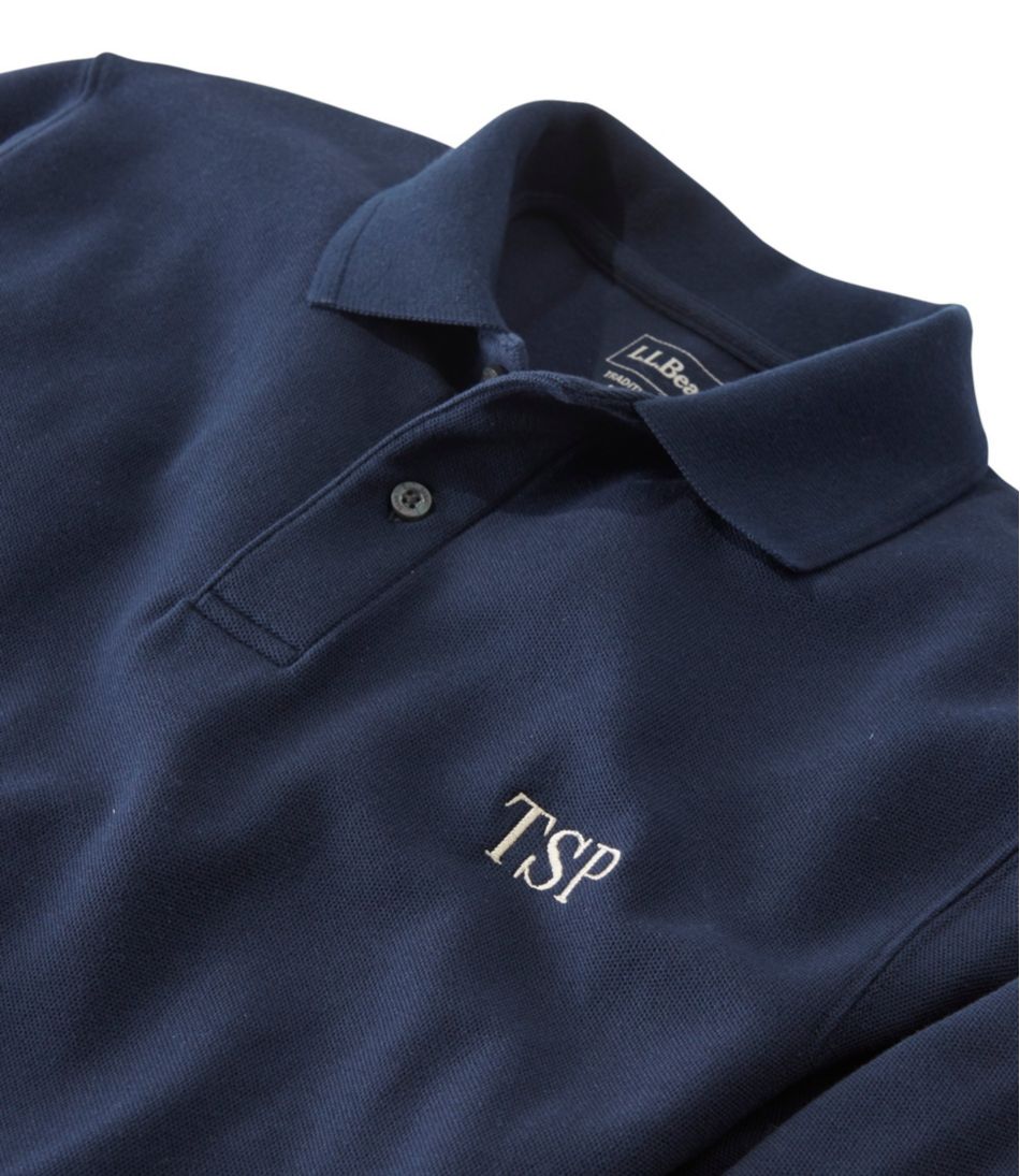 Men's Premium Double L® Polo Long-Sleeve Without Pocket
