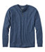 Traditional Fit Men's Carefree Unshrinkable Tee Long-Sleeve Henley