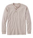 Traditional Fit Men's Carefree Unshrinkable Tee Long-Sleeve Henley