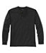 Traditional Fit Men's Carefree Unshrinkable Tee Long-Sleeve Henley