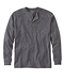 Traditional Fit Men's Carefree Unshrinkable Tee Long-Sleeve Henley