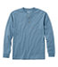 Traditional Fit Men's Carefree Unshrinkable Tee Long-Sleeve Henley
