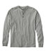 Traditional Fit Men's Carefree Unshrinkable Tee Long-Sleeve Henley