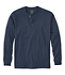 Traditional Fit Men's Carefree Unshrinkable Tee Long-Sleeve Henley