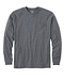 Long-Sleeve Traditional Fit Men's Carefree Unshrinkable Tee with Pocket