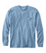 Long-Sleeve Traditional Fit Men's Carefree Unshrinkable Tee with Pocket