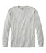 Long-Sleeve Traditional Fit Men's Carefree Unshrinkable Tee with Pocket