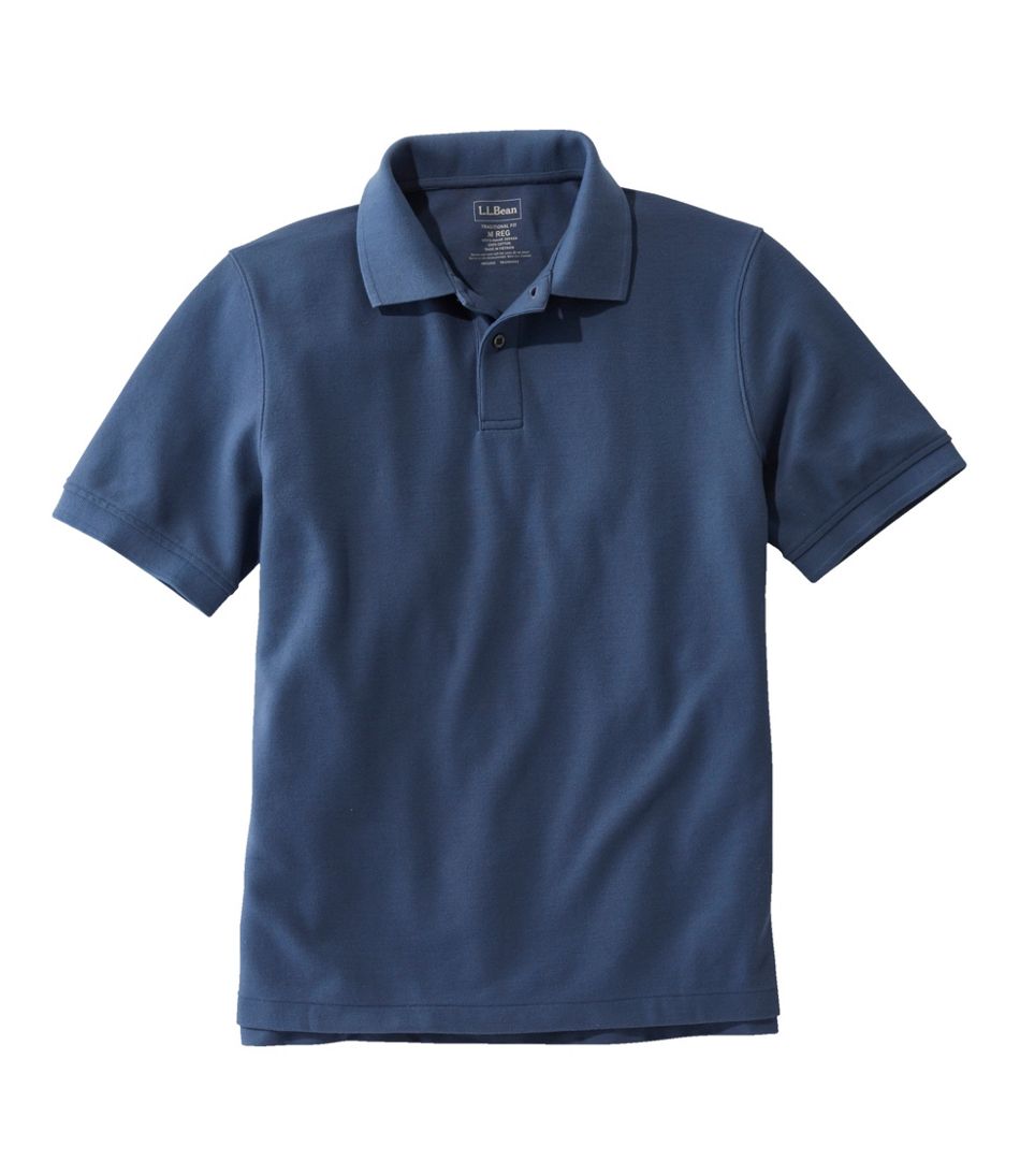 Short-Sleeve Without Pocket Men's Premium Double L® Polo Banded