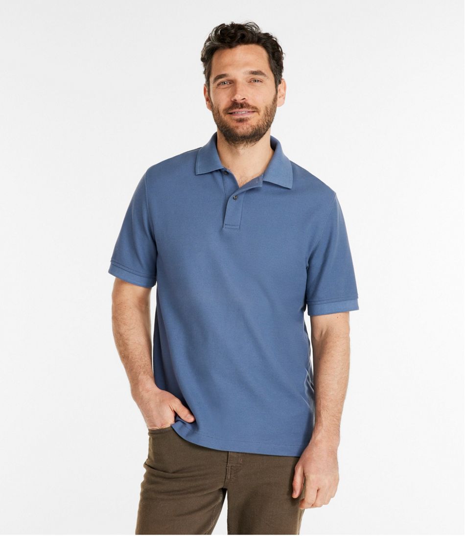 Short-Sleeve Without Pocket Men's Premium Double L® Polo Banded