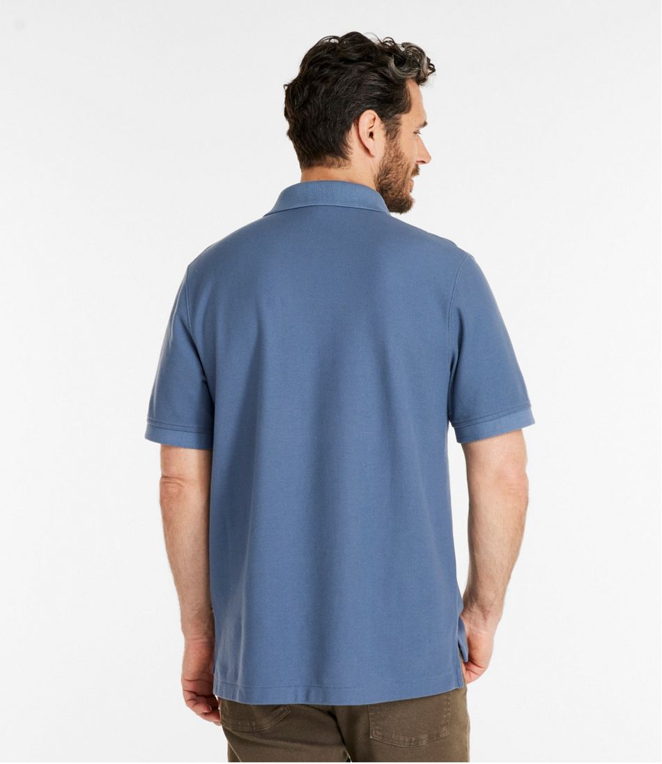 Short-Sleeve Without Pocket Men's Premium Double L® Polo Banded