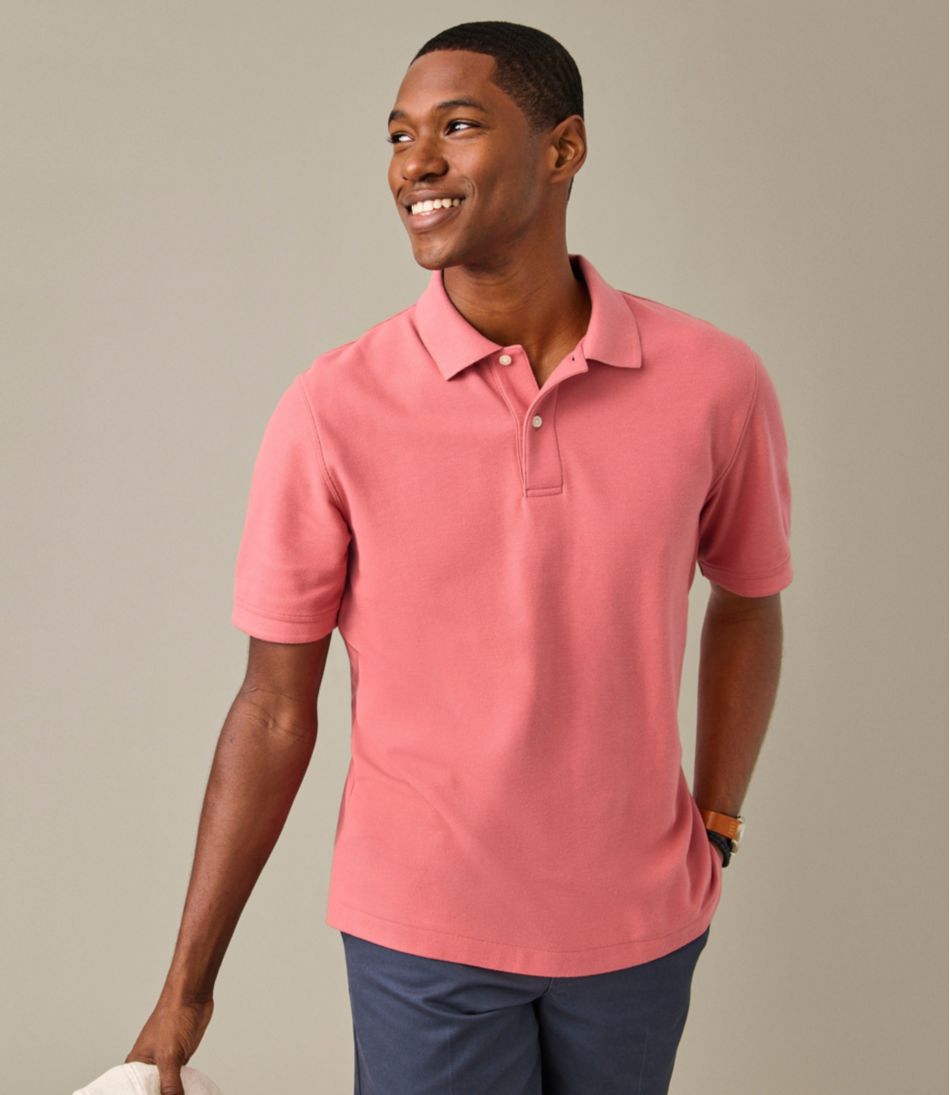 Short-Sleeve Without Pocket Men's Premium Double L® Polo Banded