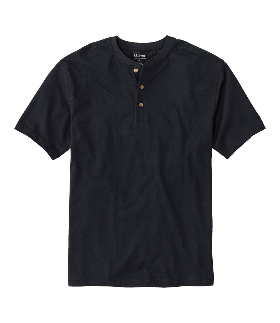 Men's Carefree Unshrinkable Tee Traditional Fit Henley