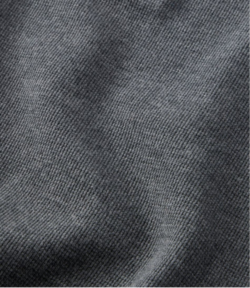 Men's Unshrinkable Mini-Waffle Henley Long-Sleeve Traditional Fit