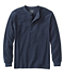 Men's Unshrinkable Mini-Waffle Henley Long-Sleeve Traditional Fit