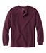 Men's Unshrinkable Mini-Waffle Henley Long-Sleeve Traditional Fit