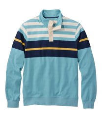 Chest Stripe Mockneck Men's Bean's Vintage Soft Rugby