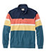 Chest Stripe Mockneck Men's Bean's Vintage Soft Rugby