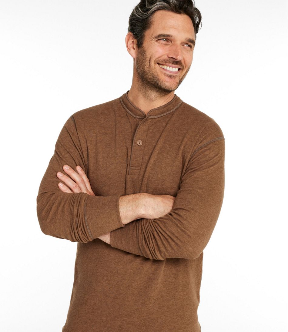 Traditional Fit Henley Men's Two-Layer River Driver's Shirt®