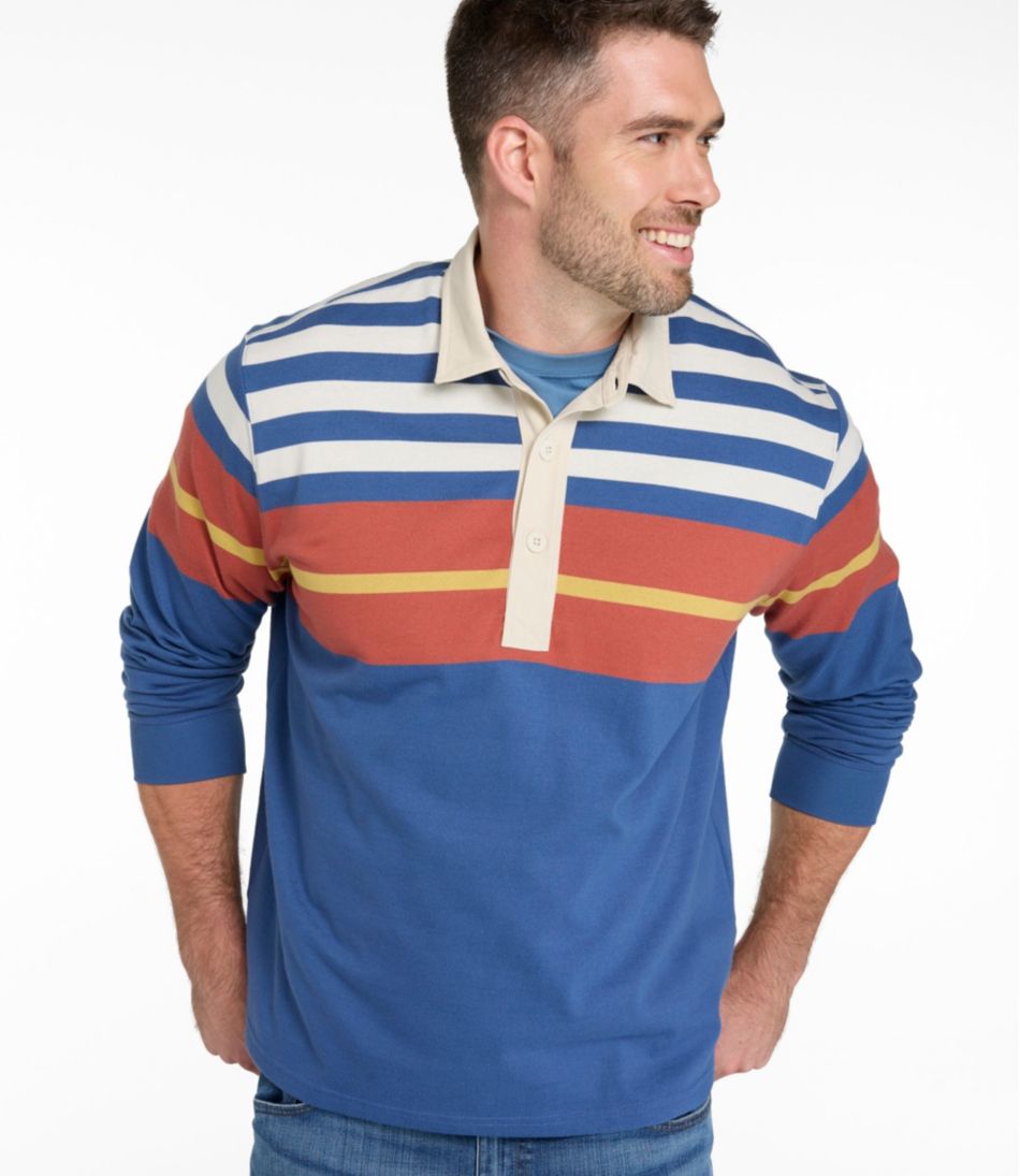 Men's Bean's Vintage Soft Rugby Chest Stripe