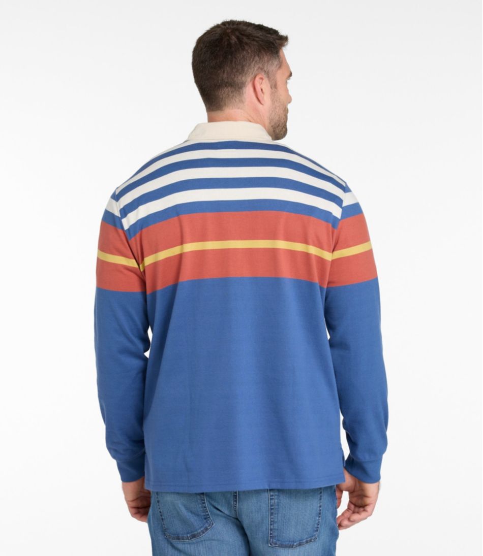 Men's Bean's Vintage Soft Rugby Chest Stripe