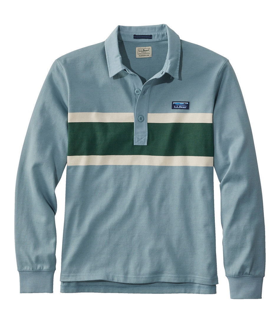 Chest Stripe Men's Bean's Vintage Soft Rugby