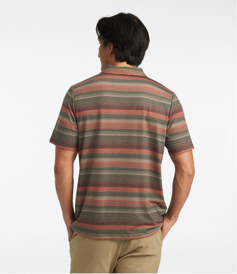 Short-Sleeve Stripe Men's Everyday SunSmart® Polo 2.0