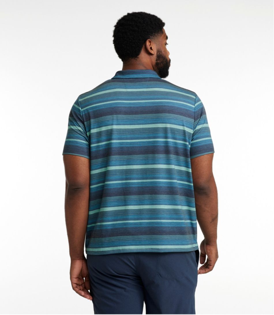 Short-Sleeve Stripe Men's Everyday SunSmart® Polo 2.0