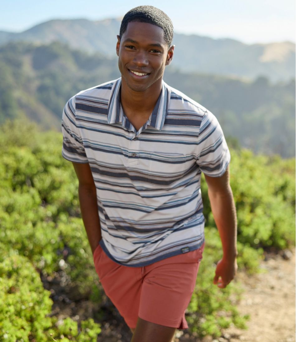 Short-Sleeve Stripe Men's Everyday SunSmart® Polo 2.0