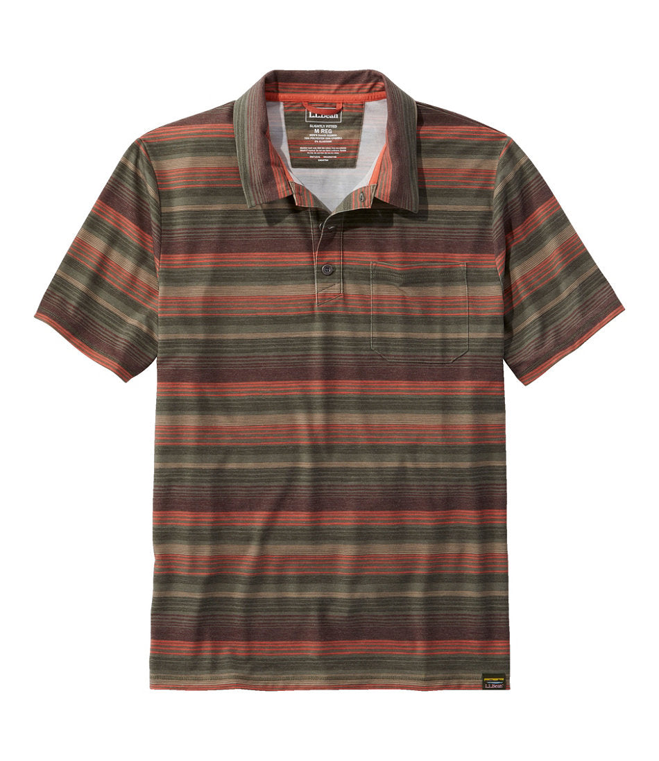 Short-Sleeve Stripe Men's Everyday SunSmart® Polo 2.0
