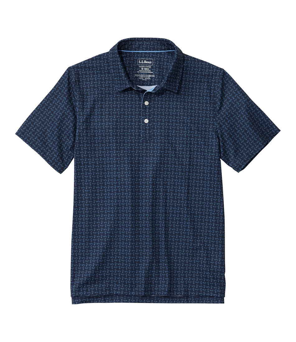 Slightly Fitted Men's Comfort Stretch Performance® Party Polo Short-Sleeve Print