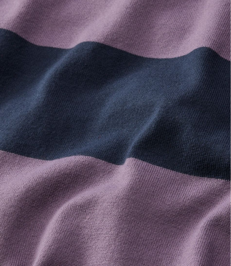 Mockneck Stripe Men's Bean's Vintage Soft Rugby