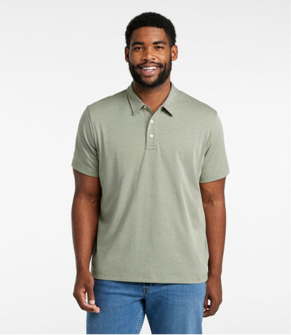 Men's Comfort Stretch Performance® Polo, Short-Sleeve, Slightly Fitted