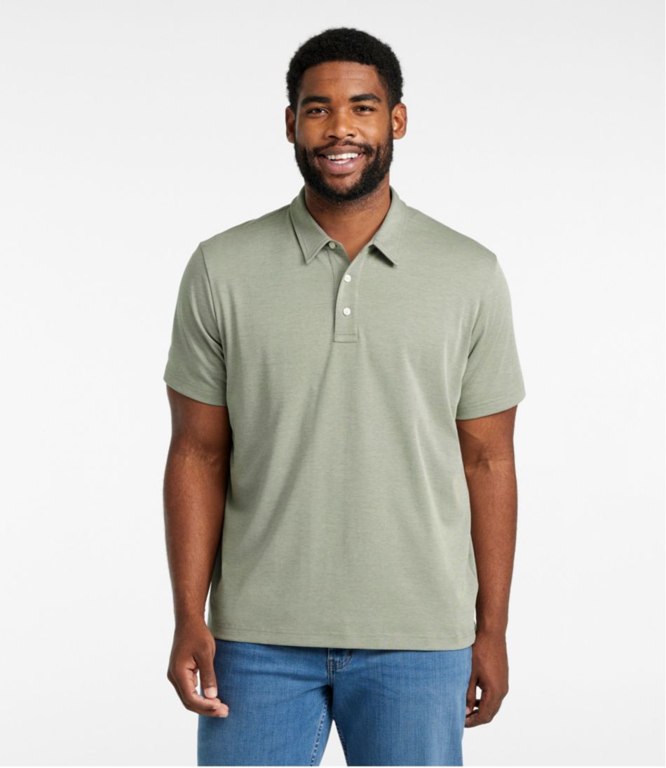 Short-Sleeve Slightly Fitted Men's Comfort Stretch Performance® Polo