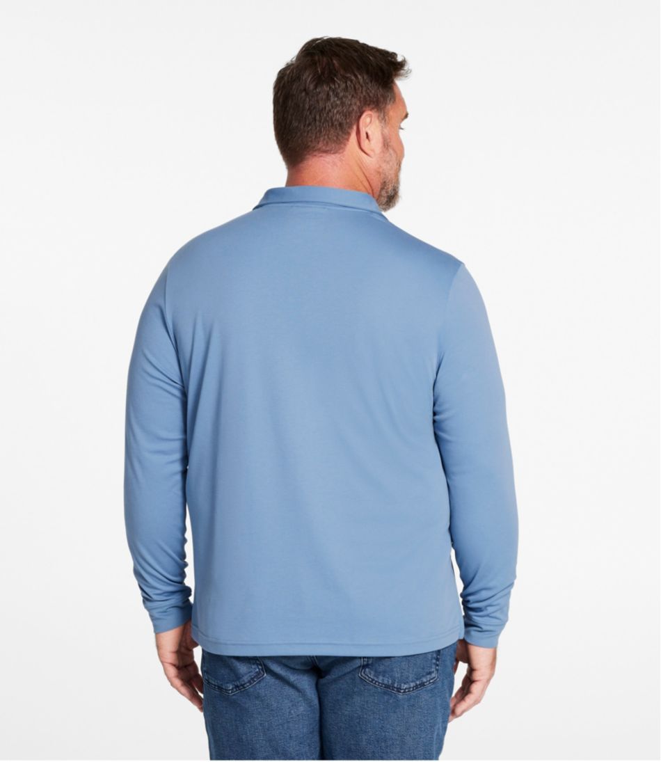 Men's Comfort Stretch Performance® Polo Long-Sleeve Slightly Fitted