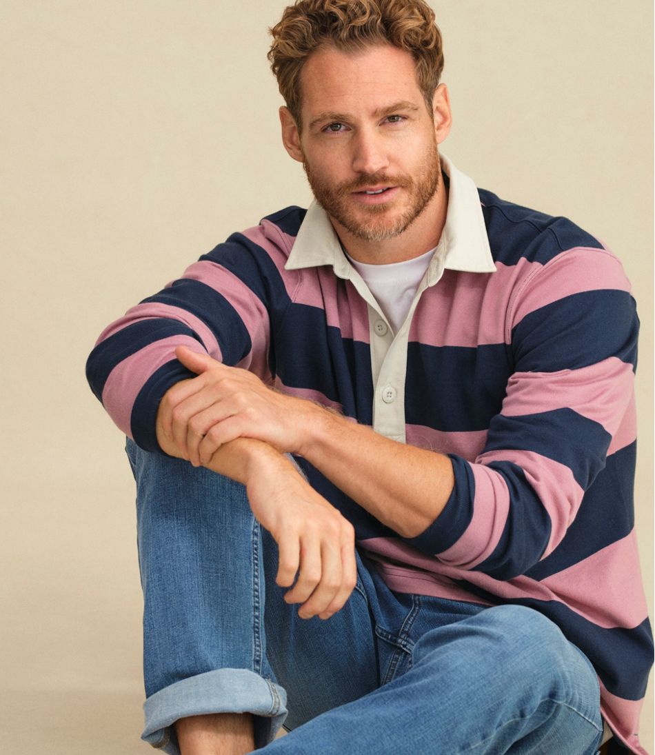 Men's Bean's Vintage Soft Rugby Stripe