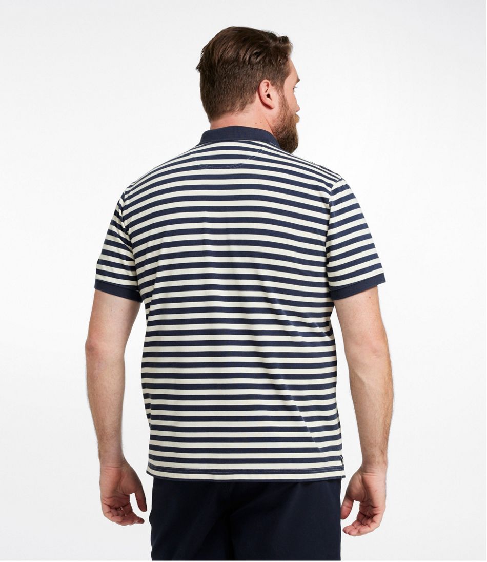 Stripe Men's Casco Bay Rugged Polo Short-Sleeve