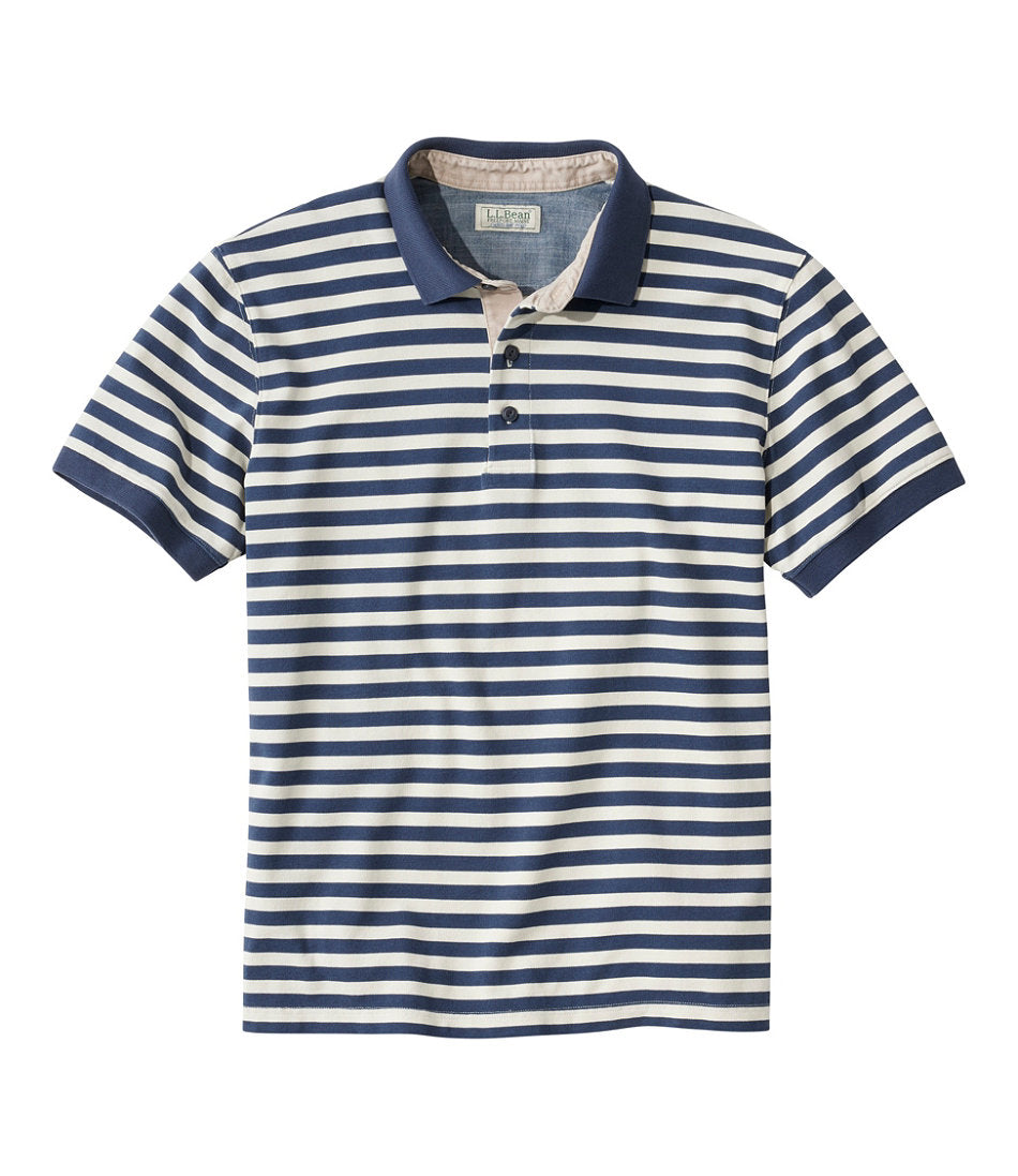 Stripe Short-Sleeve Men's Casco Bay Rugged Polo