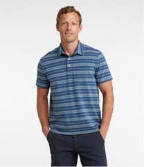 Men's Lakewashed Performance Polo Stripe Short-Sleeve