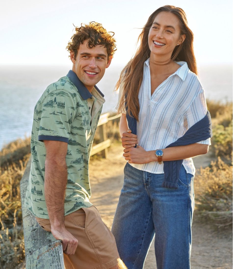 Men's Casco Bay Rugged Polo Short-Sleeve Print