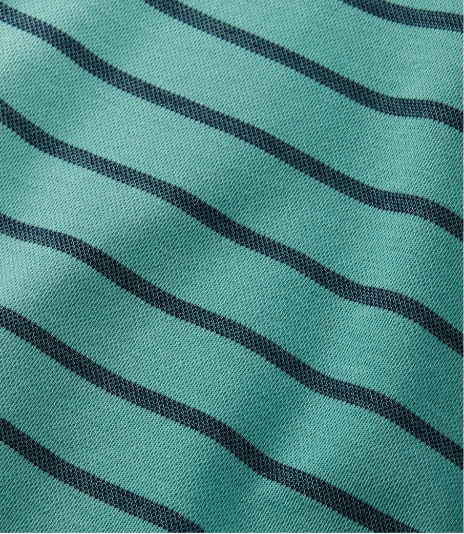 Stripe Men's Comfort Stretch Performance® Polo Short-Sleeve Slightly Fitted